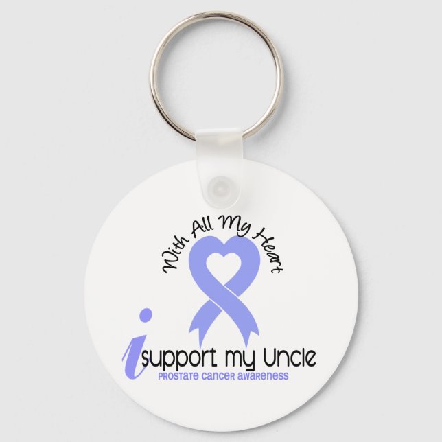 Chaveiro CANCER PROSTATE I Support My Tio (Frente)