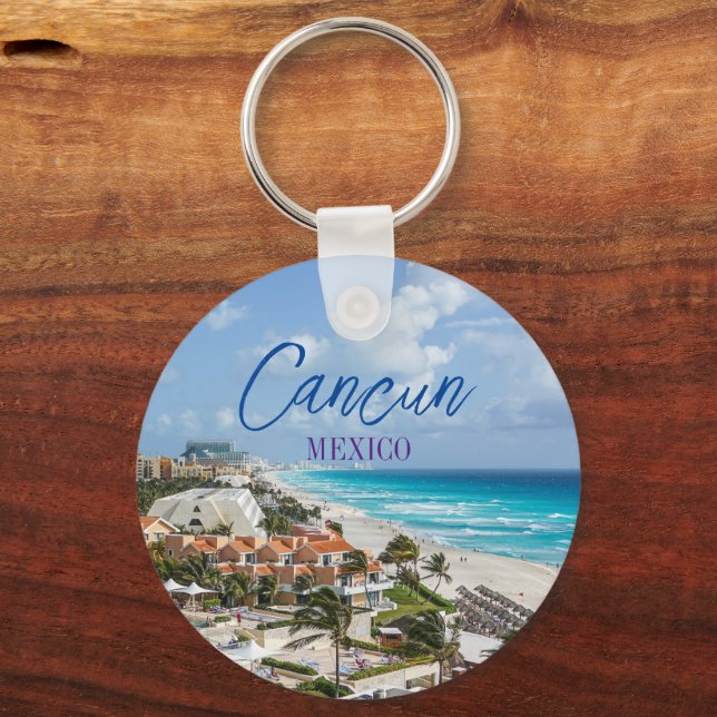 Chaveiro Cancun México Lembrança Cênica (Frente)