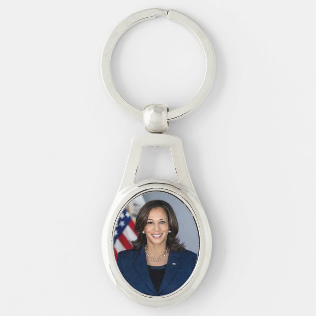 Chaveiro Candidato Kamala Harris EUA 2024 (Frente)