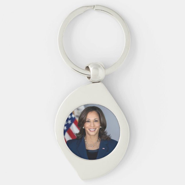 Chaveiro Candidato Kamala Harris EUA 2024 (Frente)