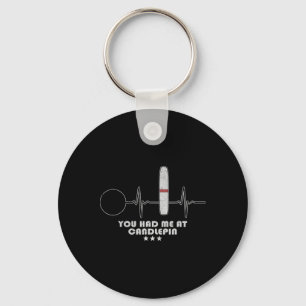 Chaveiro Candlepin Boliche Heartbeat Bowler