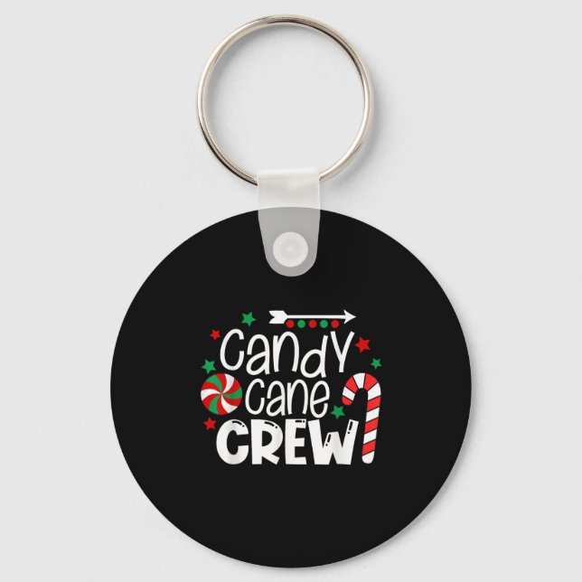 Chaveiro Candy Cane Crew Christmas Xmas Love Candy Boys Gir (Frente)