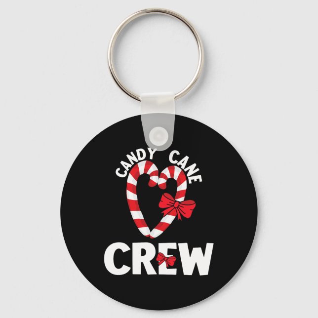 Chaveiro Candy Cane Crew Funny Christmas Sweet Candy Merry  (Frente)