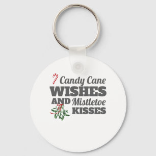 Chaveiro Candy Cane Deseja e Mistura Kisses Natal G