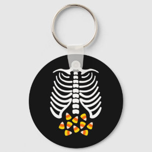 Chaveiro Candy Corn Skeleton Rib Cage Halloween