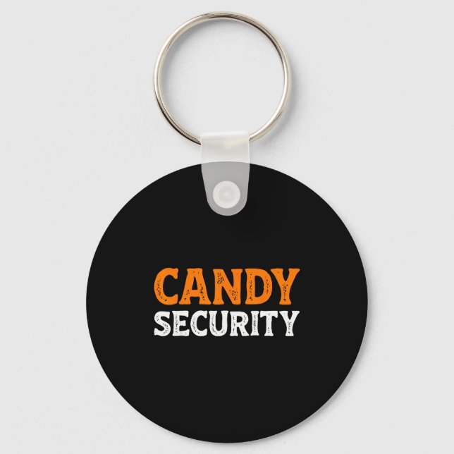Chaveiro Candy Security Funny Easy Lazy Halloween Dad Mom P (Frente)