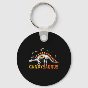 Chaveiro Candysaurus Candy Corn Dinossauro Esqueleto Feliz 