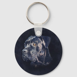 Chaveiro Cane Corso - Retrato Mastiff Italiano