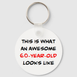 Chaveiro caneca de café de 60 anos incrível