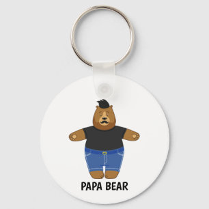 Chaveiro Caneca Especial Dia dos Pais Urso Papa Bonito
