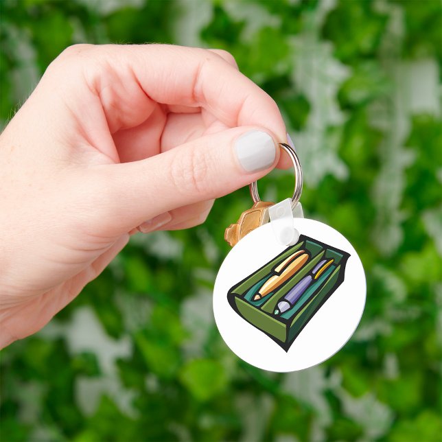 Chaveiro Canetas Em Uma Caixa (Criador carregado)