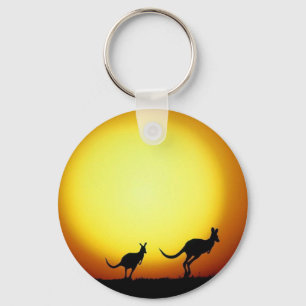 Chaveiro Cangurus no interior australiano