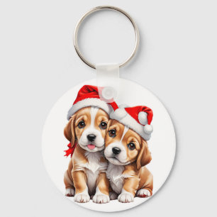 Chaveiro Canina de Natal