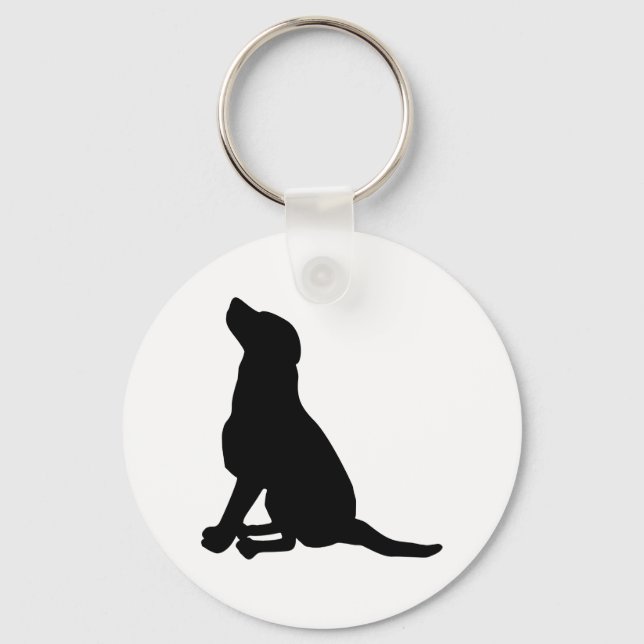 Chaveiro Canina Silhouette (Frente)