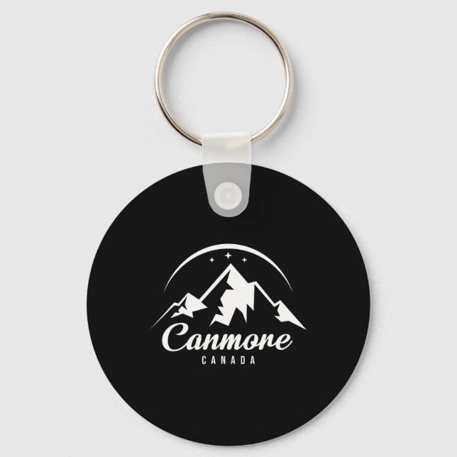 Chaveiro Canmore Canada Ski Resort Skiting Snowboard (Frente)