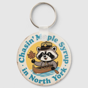 Chaveiro Canoa de Guaxinim Retro North York