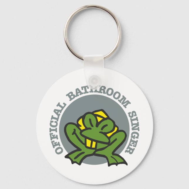 Chaveiro cantor de banheiro (Frente)