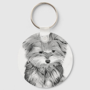 Chaveiro Cão bonito de Yorkie