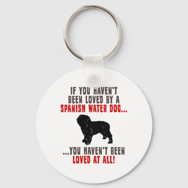 Chaveiro Cão de Água Espanhol (Frente)