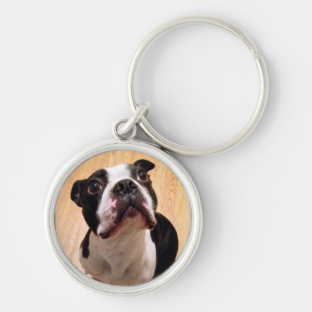 Chaveiro Cão de Boston Terrier (Frente)