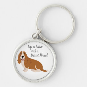 Chaveiro Cão de caça do basset