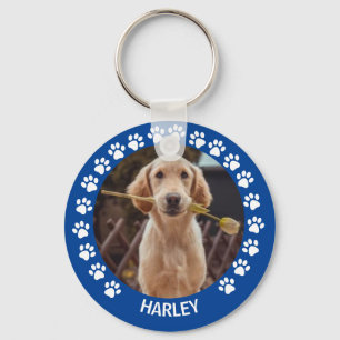 Chaveiro Cão de Foto Pet Personalizado Bonito Longe