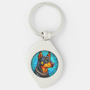 Chaveiro Cão dobermann