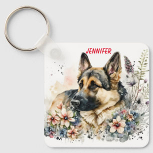 Chaveiro Cão German shepherd Adorável