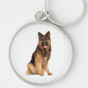 Chaveiro cão german shepherd, design de plástico,