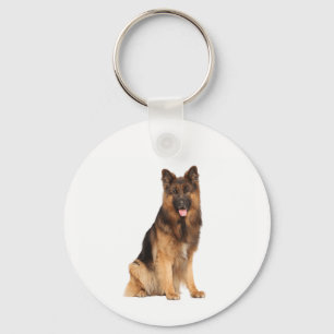 Chaveiro cão german shepherd, design de plástico,