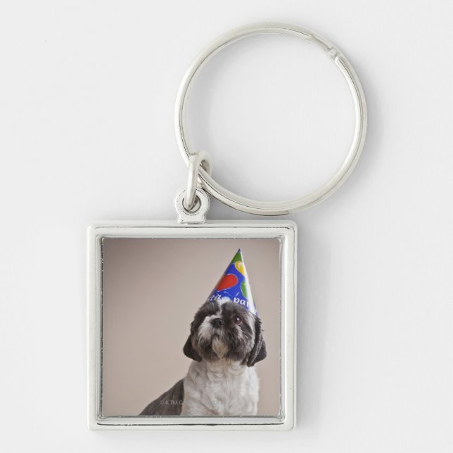 Chaveiro Cão que tem o aniversário (Frente)