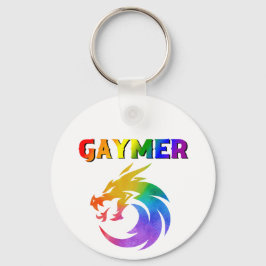 Chaveiro Caótico Gay D20 – Orgulho LGBTQ+ DND