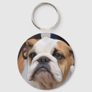Chaveiro Cãozinho-Bulldog Britânico
