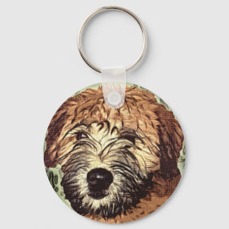 Chaveiro Cãozinho Com Cachorro Molhado, Serração Terrier Co