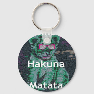 Chaveiro Cãozinho-do-bico-do-bico hakuna matata
