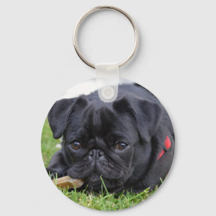 Chaveiro cãozinho preto