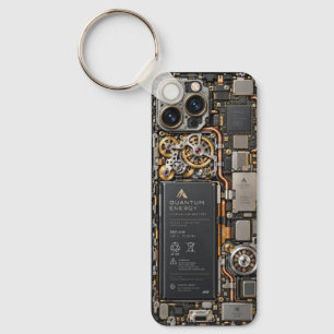 Chaveiro Capa de telefone com placa de circuito de tecnolog