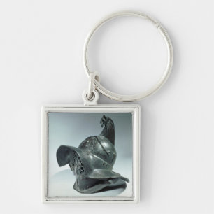 Chaveiro Capacete de bronze do gladiador de Thracian,