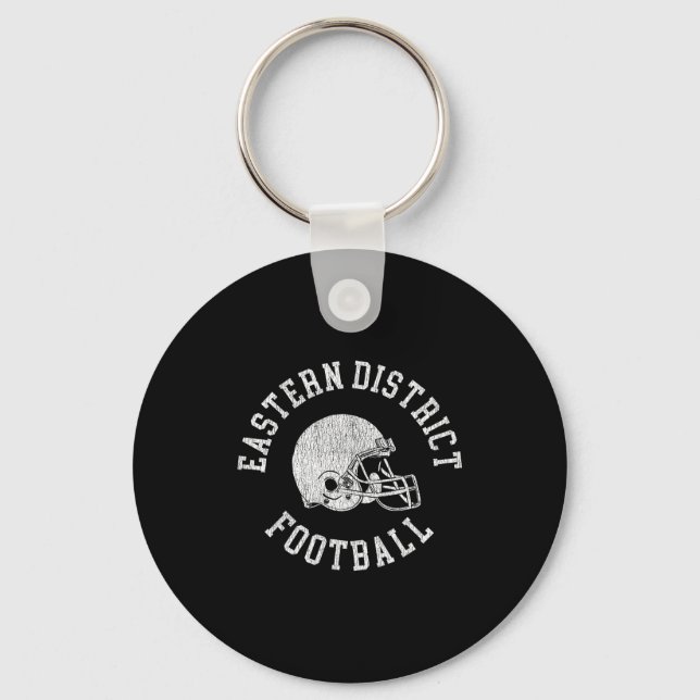 Chaveiro Capacete de Futebol Retrô do Distrito Leste (Frente)