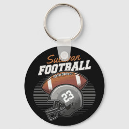 Chaveiro Capacete de Número Personalizado da Equipe do Joga