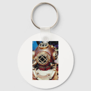 Chaveiro Capacete do mergulho do vintage
