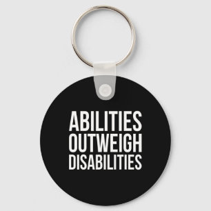 Chaveiro Capacidades Supera Deficiências Autismo Sensibiliz