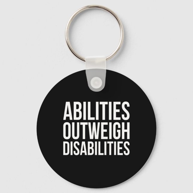 Chaveiro Capacidades Supera Deficiências Autismo Sensibiliz (Frente)