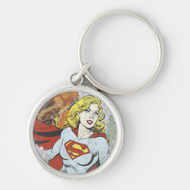 Chaveiro Capas de banda desenhada da Supergirl 2 (Frente)