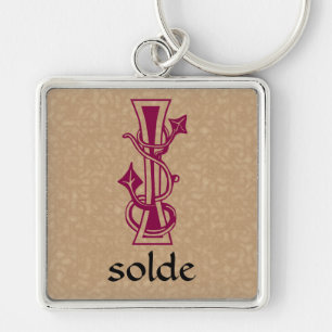 Chaveiro Capital Decorativo Botânico Medieval I