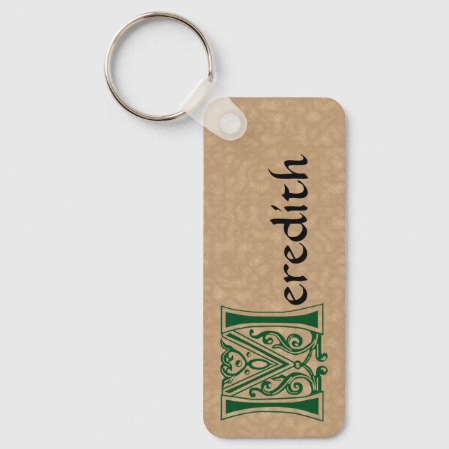 Chaveiro Capital Decorativo Botânico Retangular M (Frente)