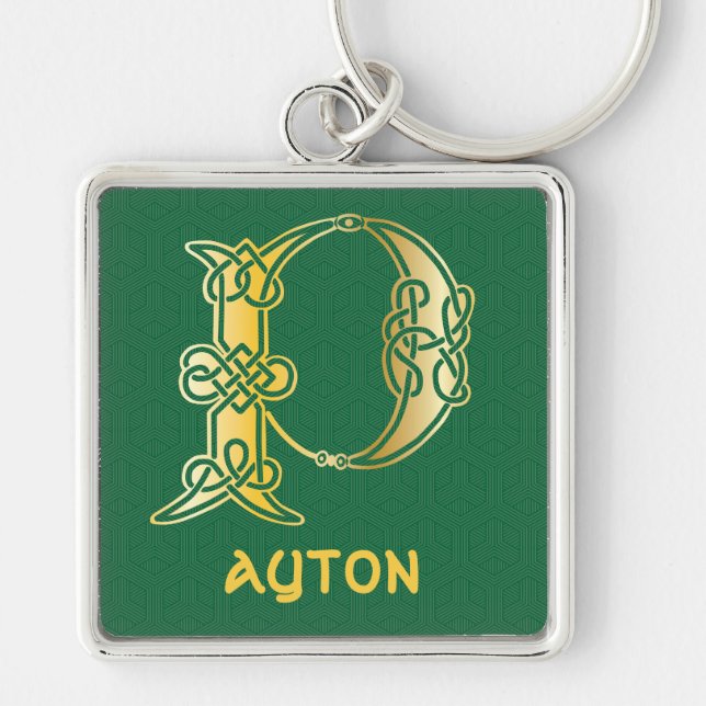 Chaveiro Capital Decorativo do Nó Celta do século XVI P (Frente)