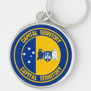 Chaveiro Capital Território Redondo Emblem