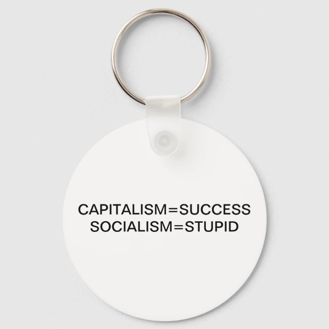 CHAVEIRO CAPITALISMO=SUCESSO SOCIALISMO=ESTÚPIDO (Frente)