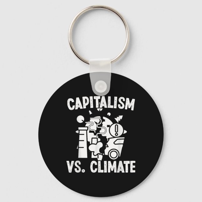 Chaveiro Capitalismo Vs Clima Proteção Ambiental Acc (Frente)